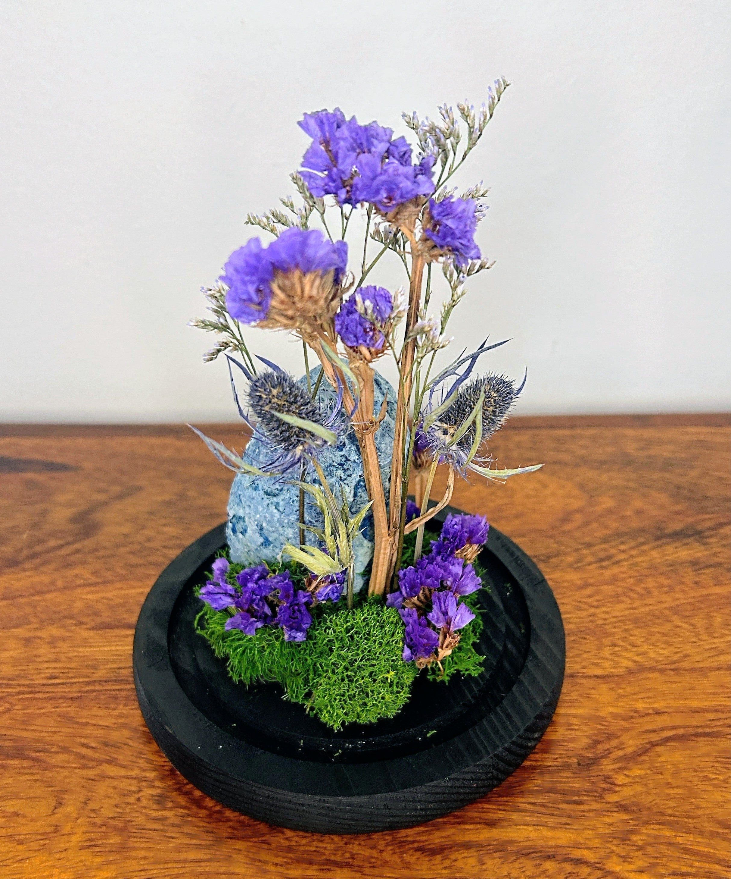 7.5" Blue Geode Cloche