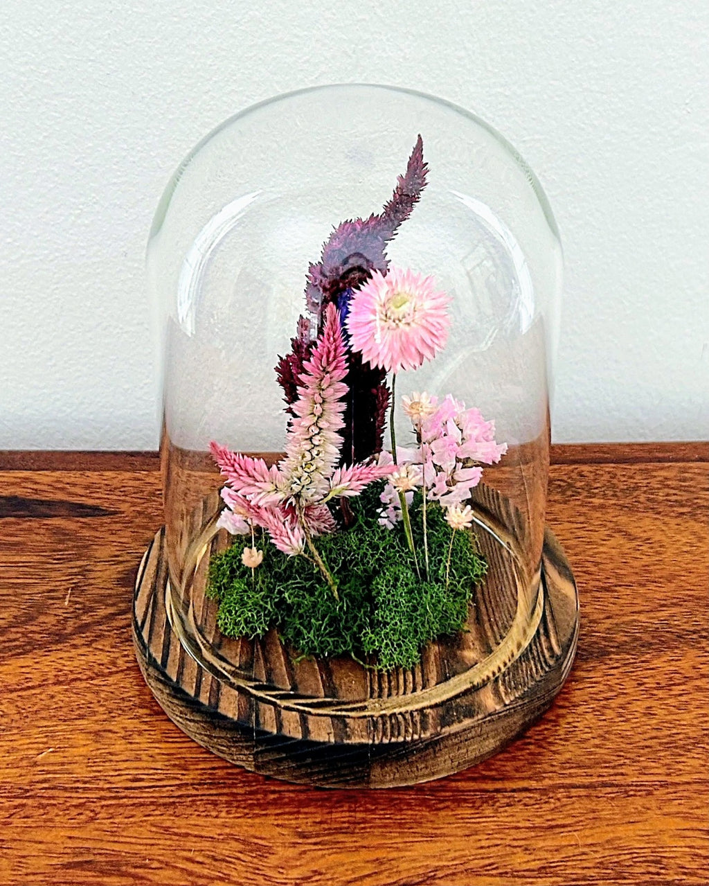 6" Pink Mix Cloche