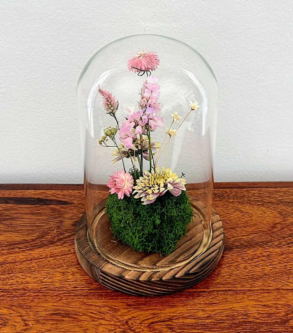 7.5" Pink Mix Cloche