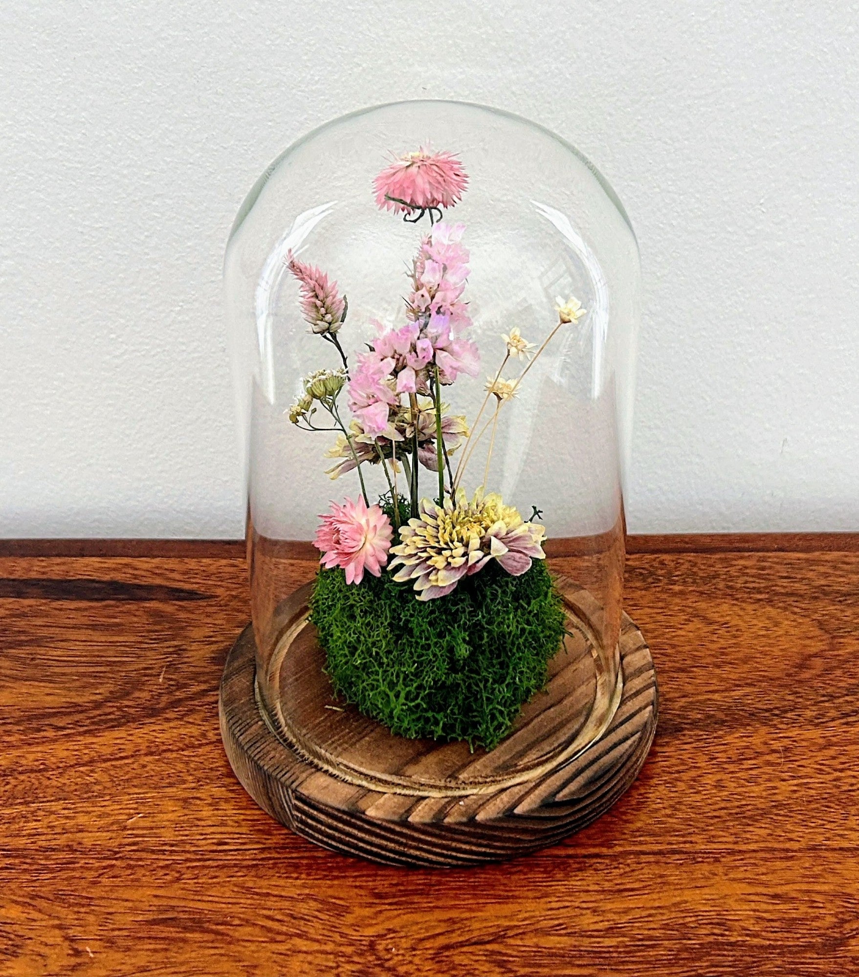 7.5" Pink Mix Cloche