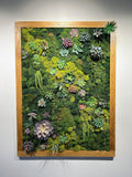 Custom Piece with Artificial Succulents - SOLD
