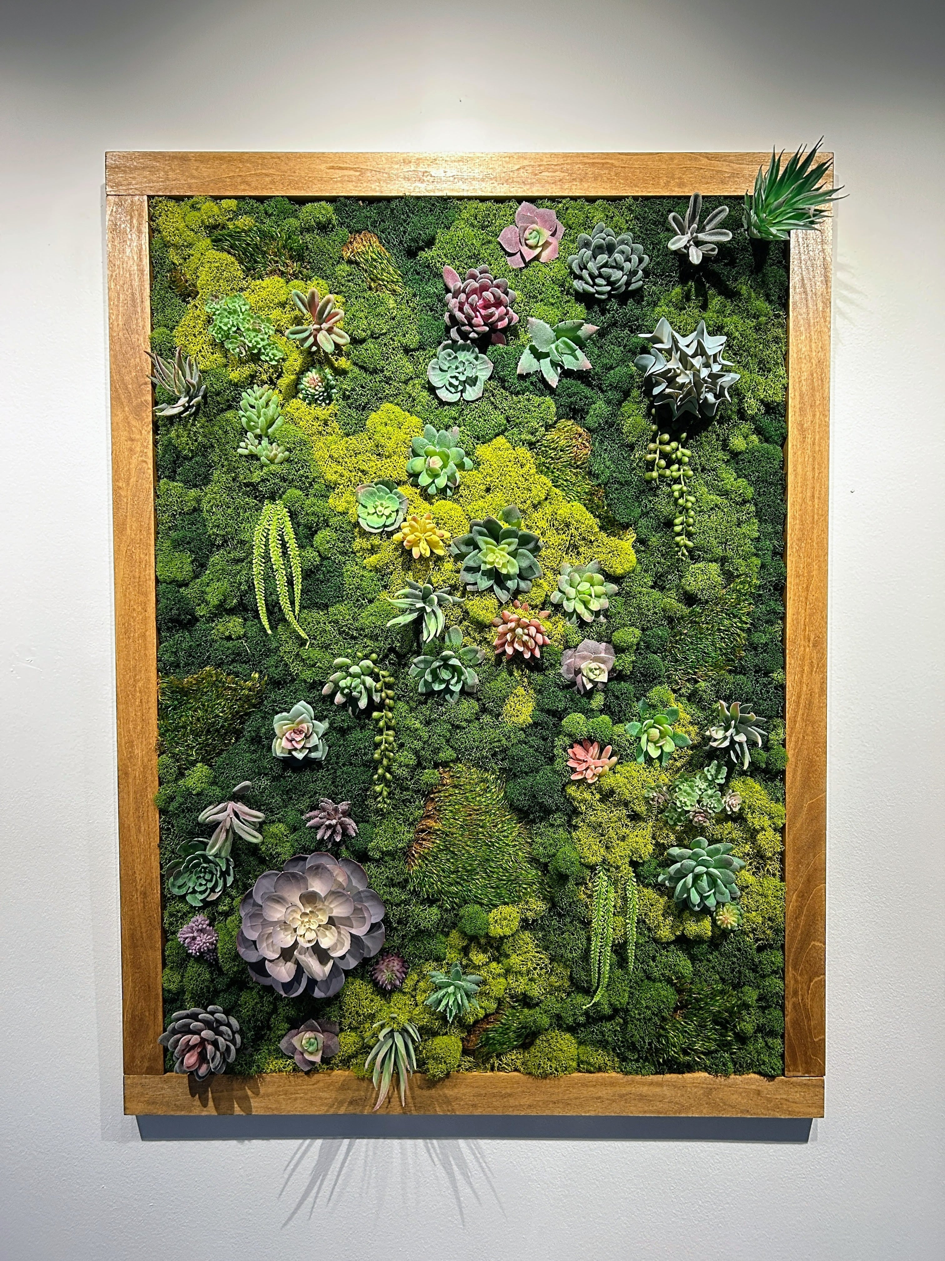 Custom Piece with Artificial Succulents - SOLD