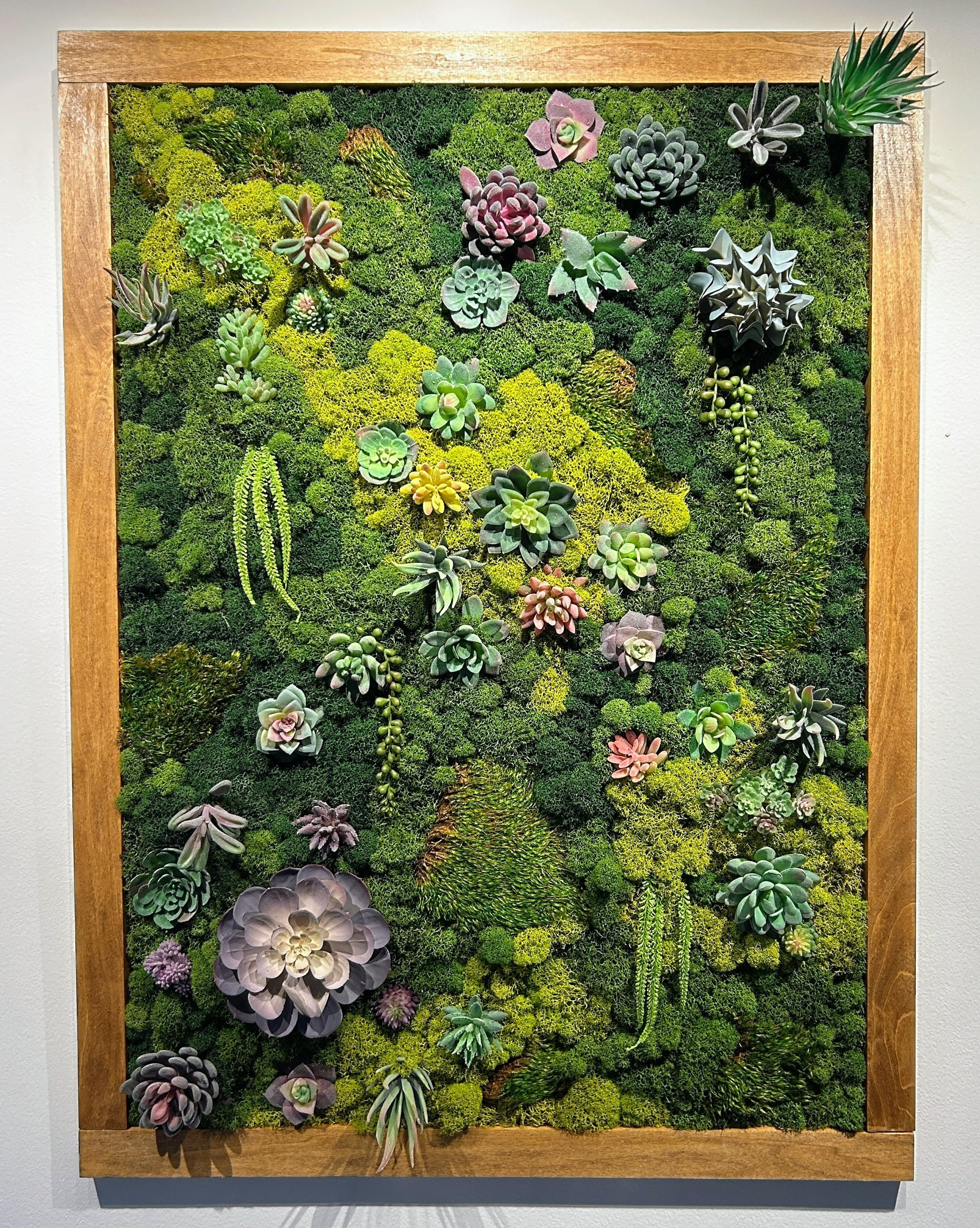 Custom Piece with Artificial Succulents - SOLD