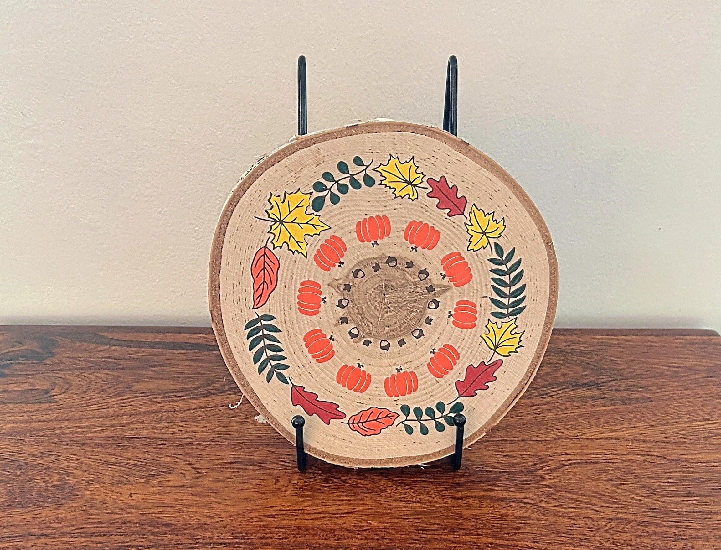 Fall Decor Double Sided Vinyl on Wood