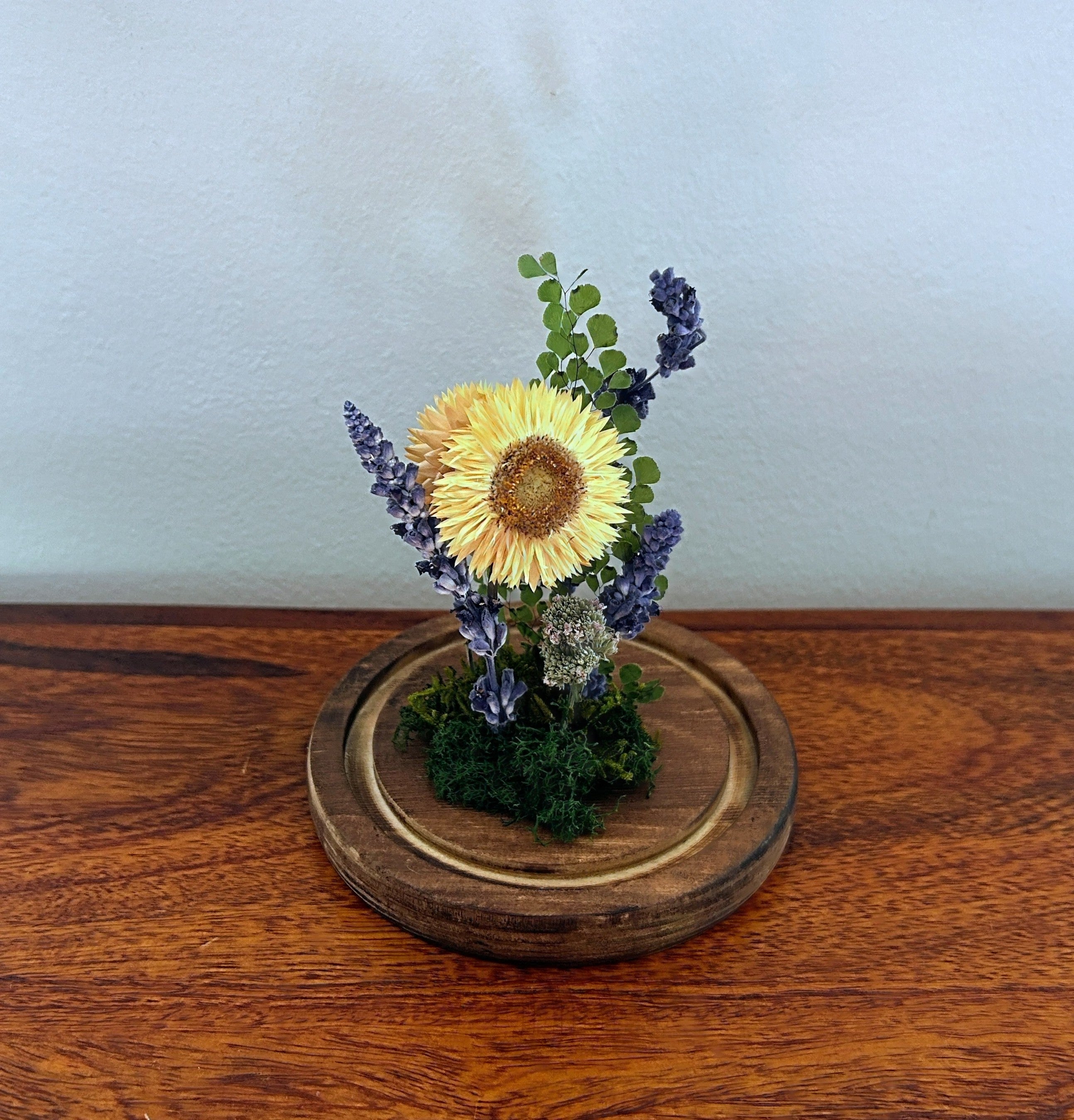 6.5" Blue and Yellow Cloche
