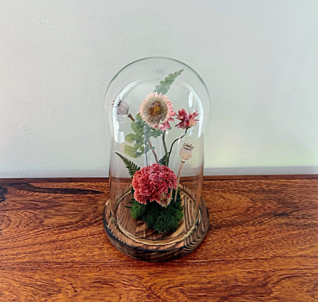 7" Celosia Shroom Cloche