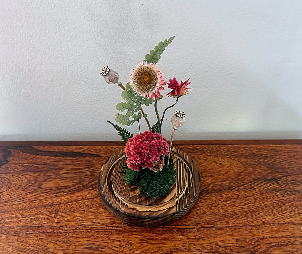 7" Celosia Shroom Cloche