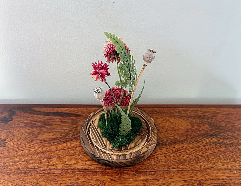 7" Celosia Shroom Cloche