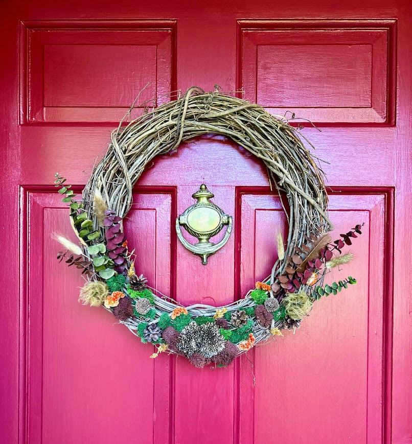 19"  Earth Tone Wreath
