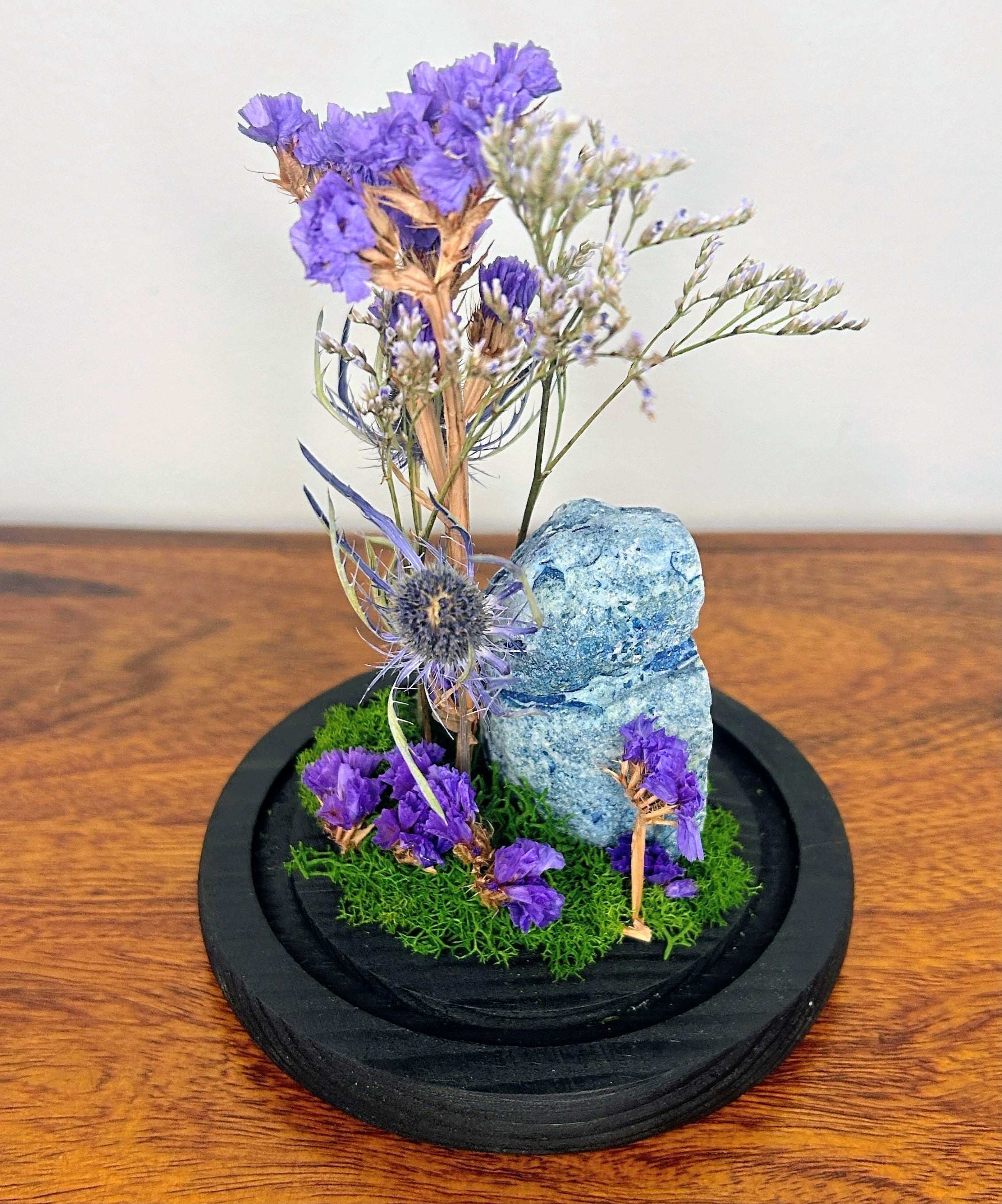 7.5" Blue Geode Cloche