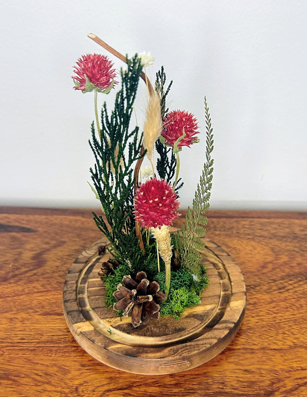 7.5" Naturally Festive Cloche