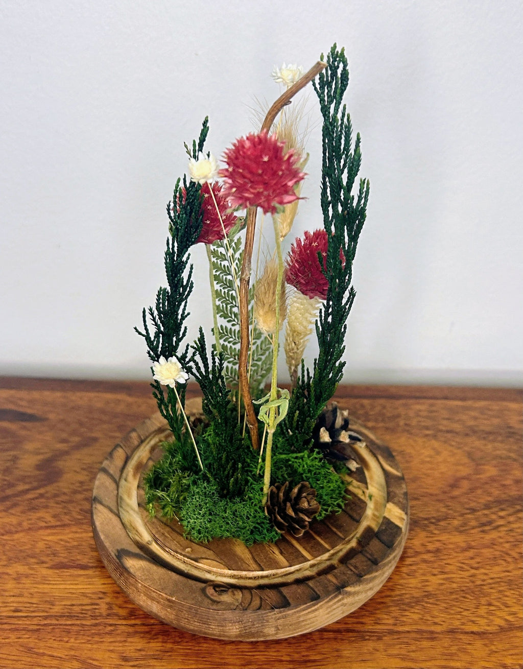 7.5" Naturally Festive Cloche