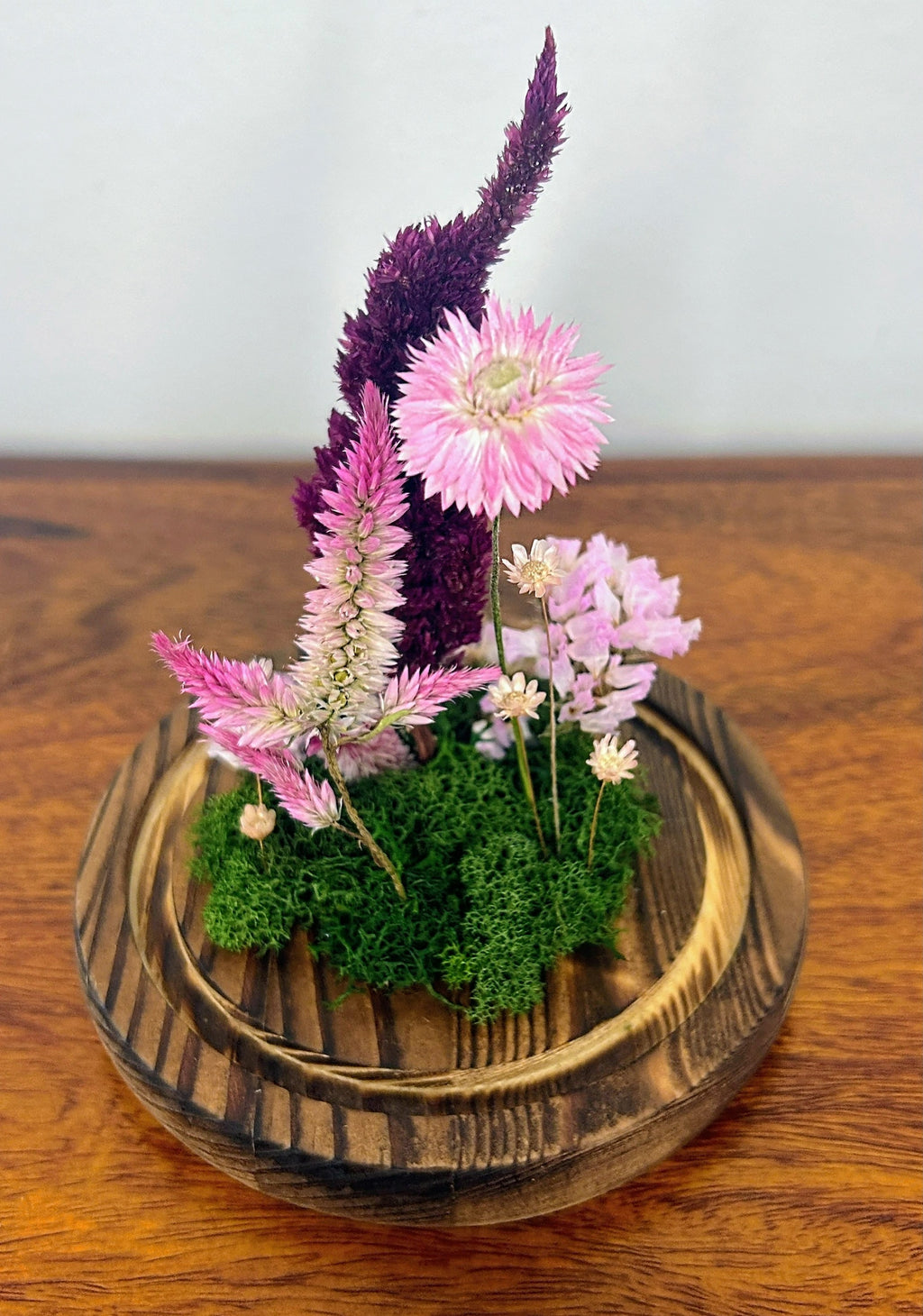 6" Pink Mix Cloche